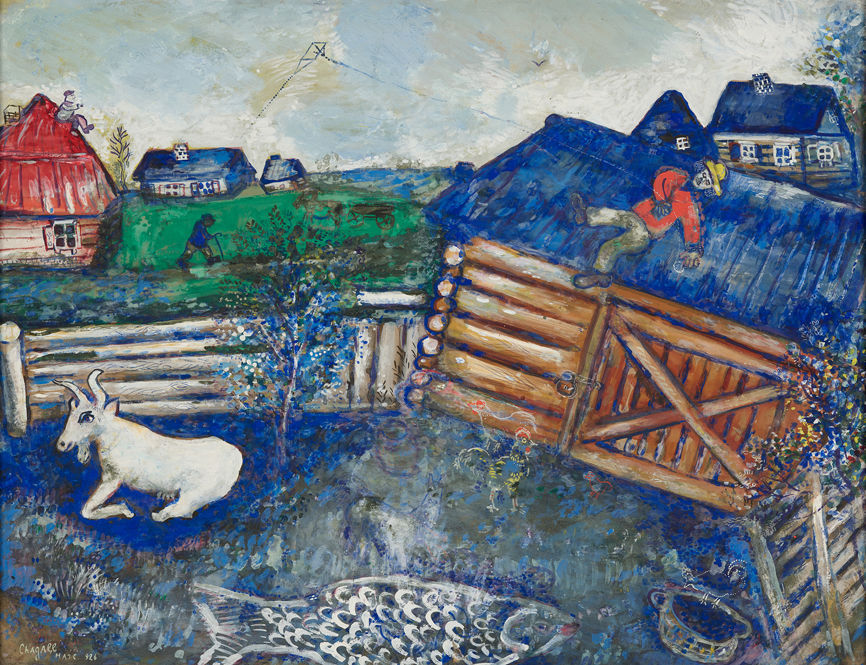 Marc Chagall: Papierový drak, 1925-26