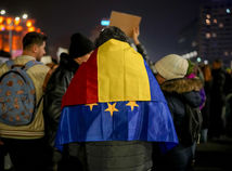 Rumunsko Protest Voľby Prezidentské