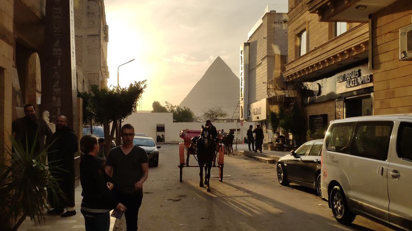 Egypt, pyramídy, Giza, Káhira