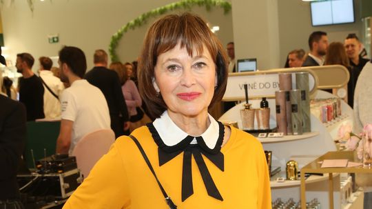 Herečka Petra Černocká na otvorení nového...