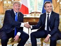 Donald Trump, Emmanuel Macron