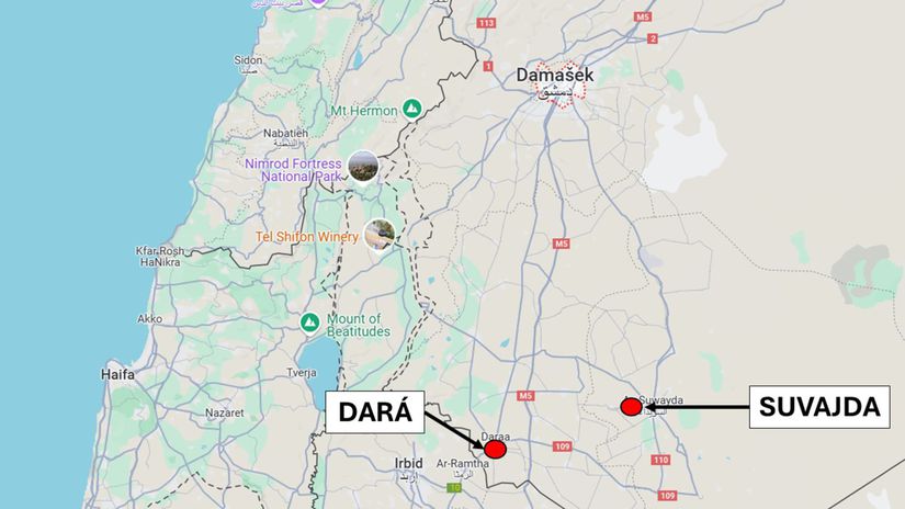 Dará a Suvajda,  Sýria