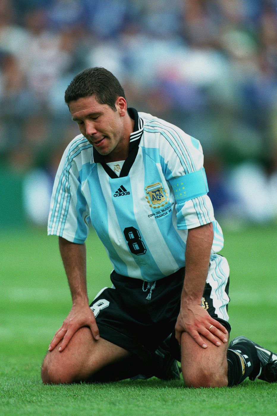 Diego Simeone v argentínskom drese.