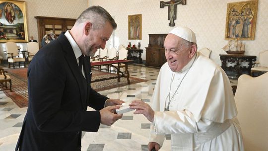 Prezident Peter Pellegrini na audiencii u...