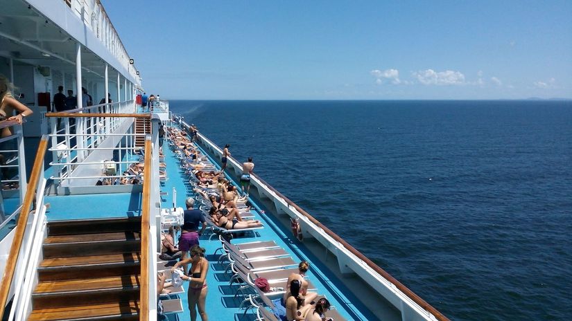 výletná loď, paluba, dovolenka, cestovanie,...