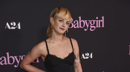 Herečka Esther McGregor na uvedení filmu Babygirl.