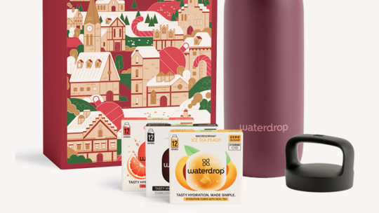 Vianočný darčekový set Waterdrop s fľašou