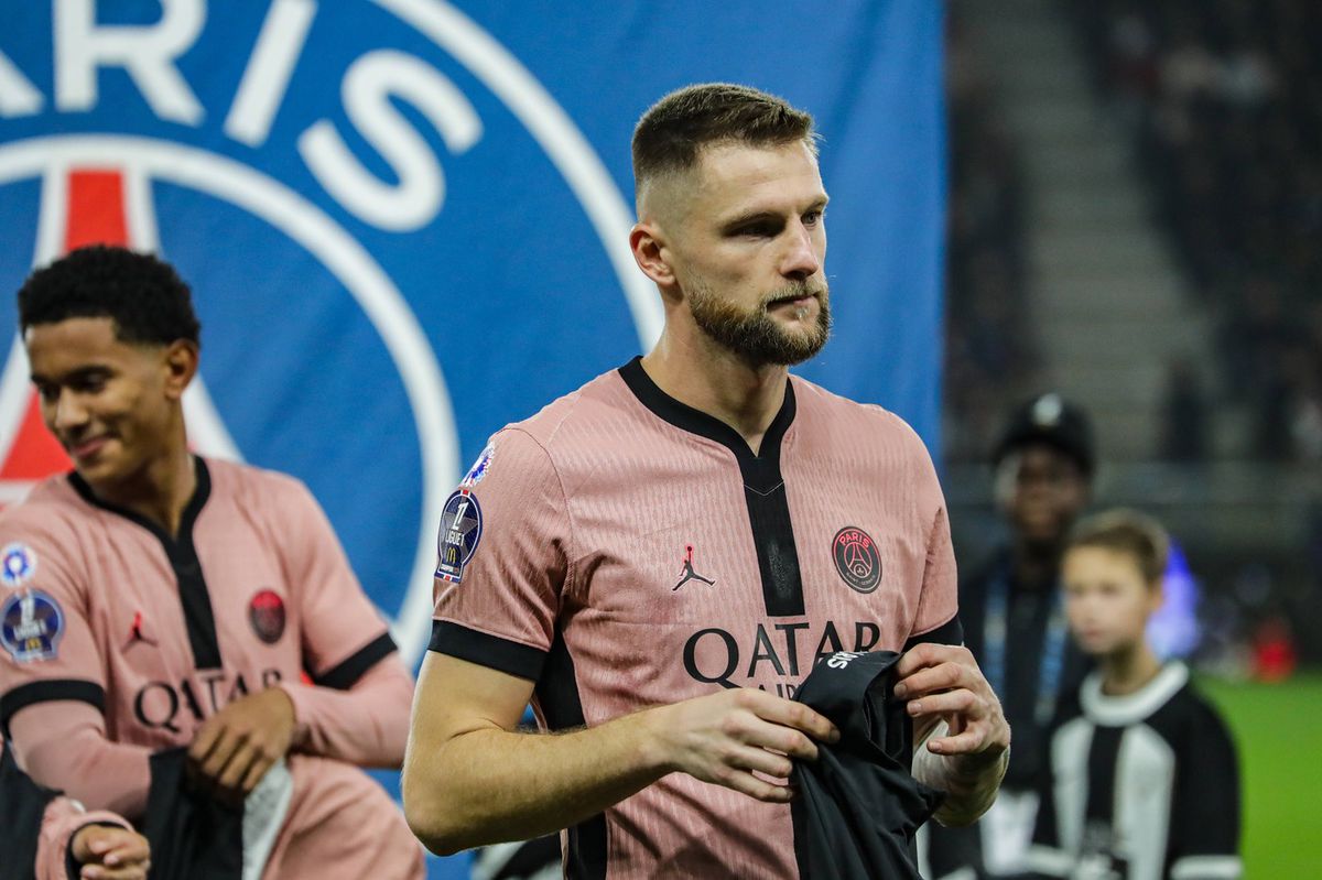 Milan Škriniar v drese PSG.