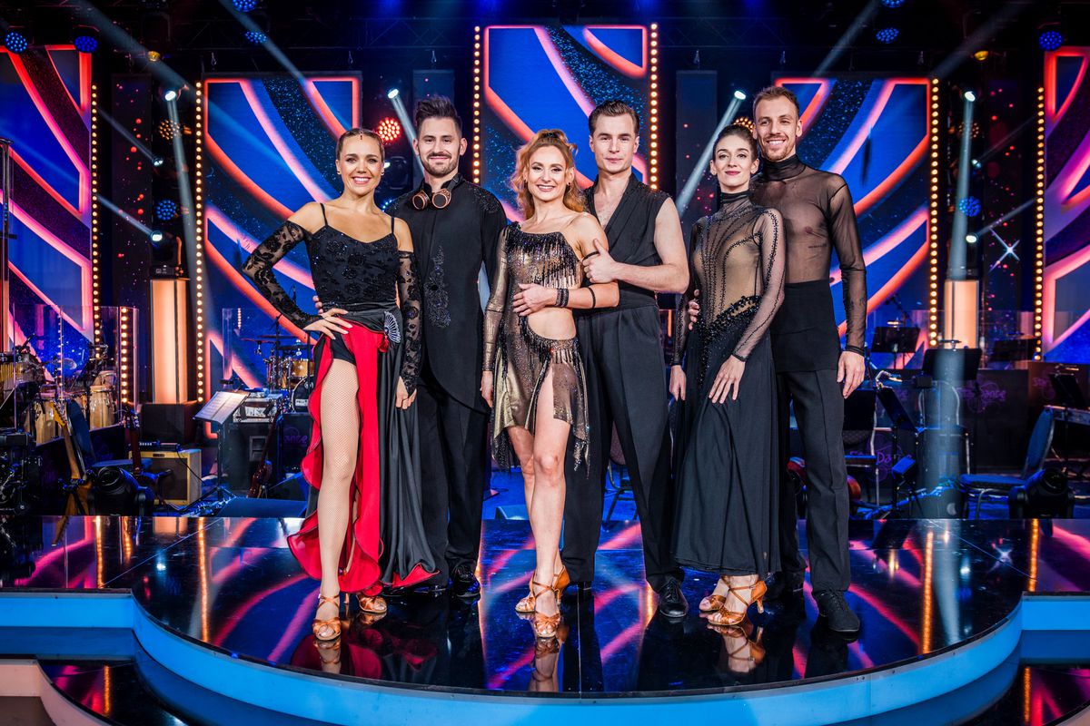 Trio finalistov - zľava dolu: Lucie Vondráčková...