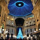 Miláno, vianočná výzdoba