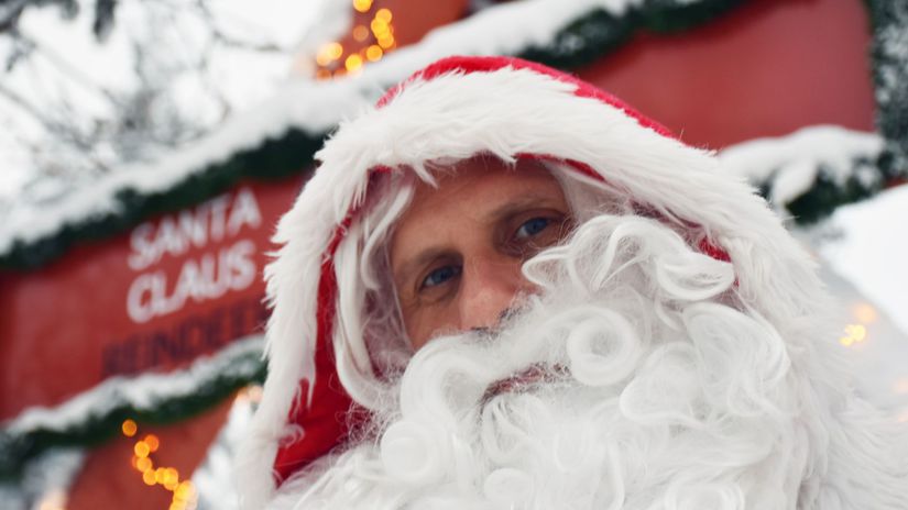 Santa Claus, Rovaniemi, Laponsko, Fínsko, Vianoce