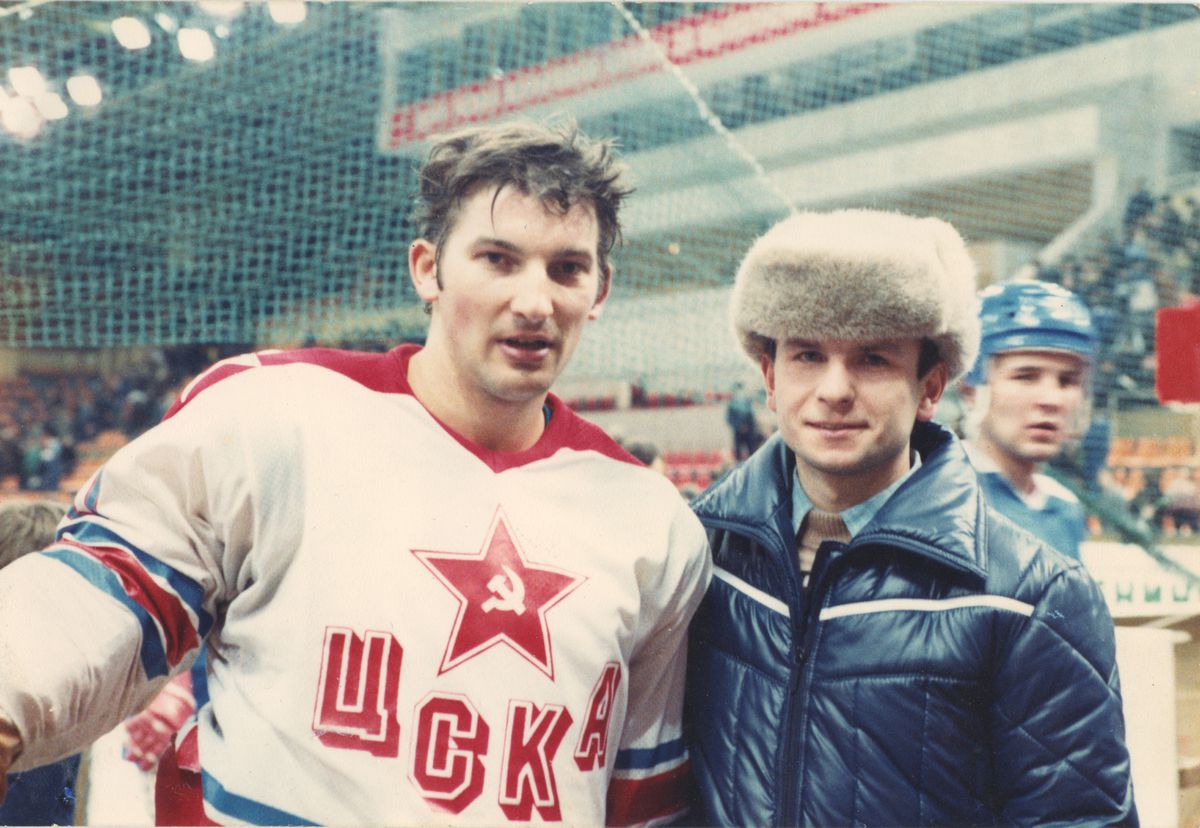 S Vladislavom Tretiakom, 1982.