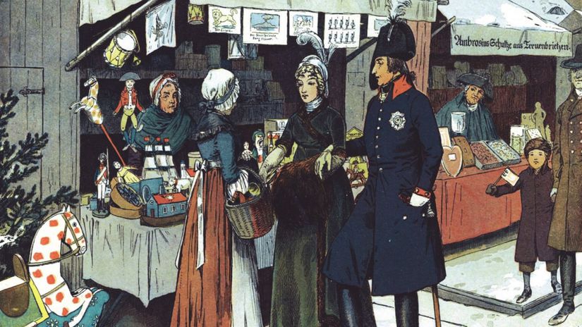 Pruský kráľ Friedrich Wilhelm III. a kráľovná...