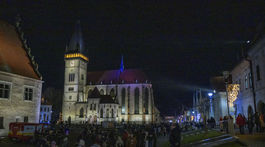 Bardejov vianočné trhy stromček výzdoba