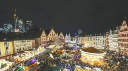 Nemecko vianočné trhy Frankfurt nad Mohanom Vianoce