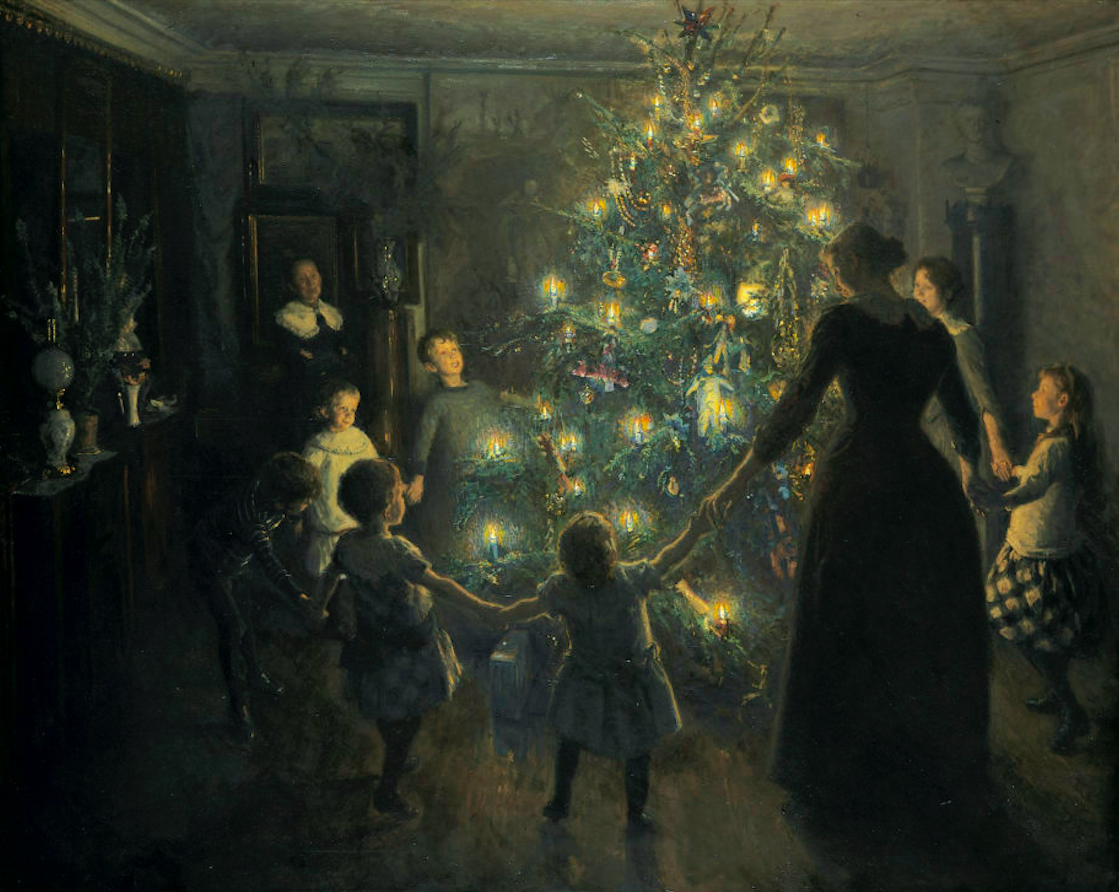 Viggo Johansen: Tichá noc, 1891. Tanec okolo...