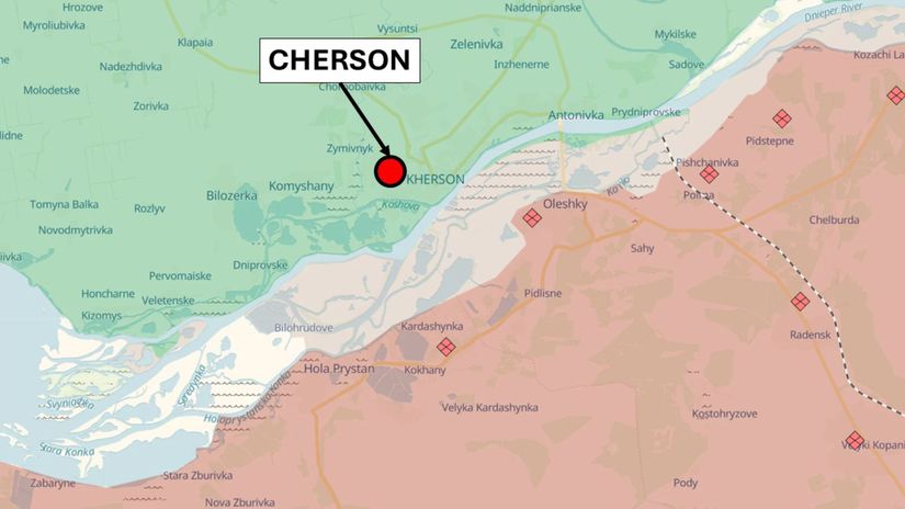 Cherson, situácia k 20. decembru 2024.