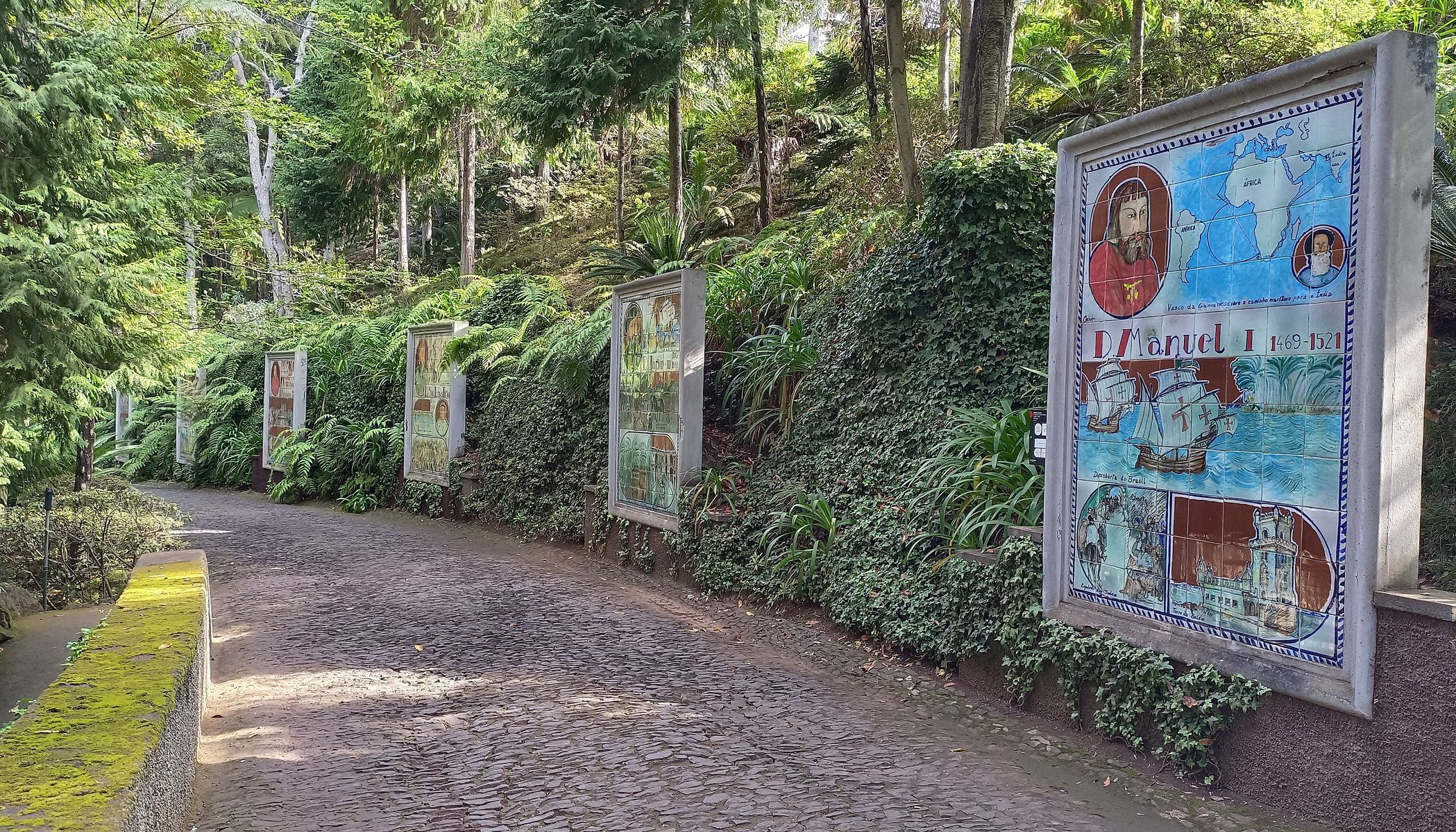 História Portugalska na glazovaných dlaždiciach...