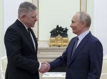 Robert Fico a Vladimir Putin