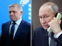 Volodymyr Zelenskyj / Vladimir Putin / Robert Fico /