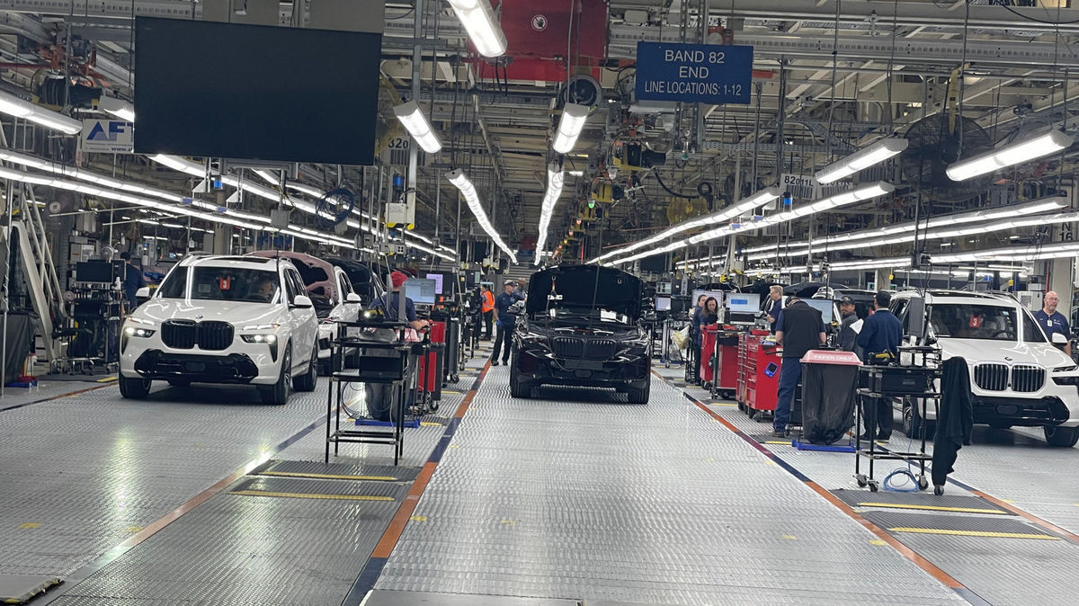 V BMW fabrika v Spartanburgu v súčasnosti...