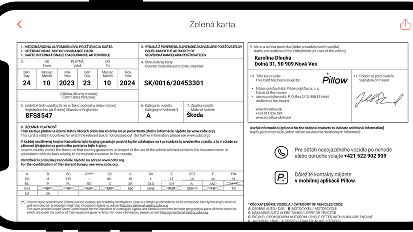 Od dnešného dňa môžete používať elektronickú zelenú kartu. Aj v zahraničí - Poradňa - Auto - Pravda