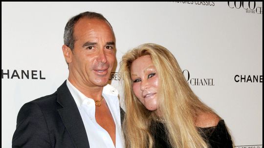 Jocelyn Wildenstein a jej partner Lloyd Klein...