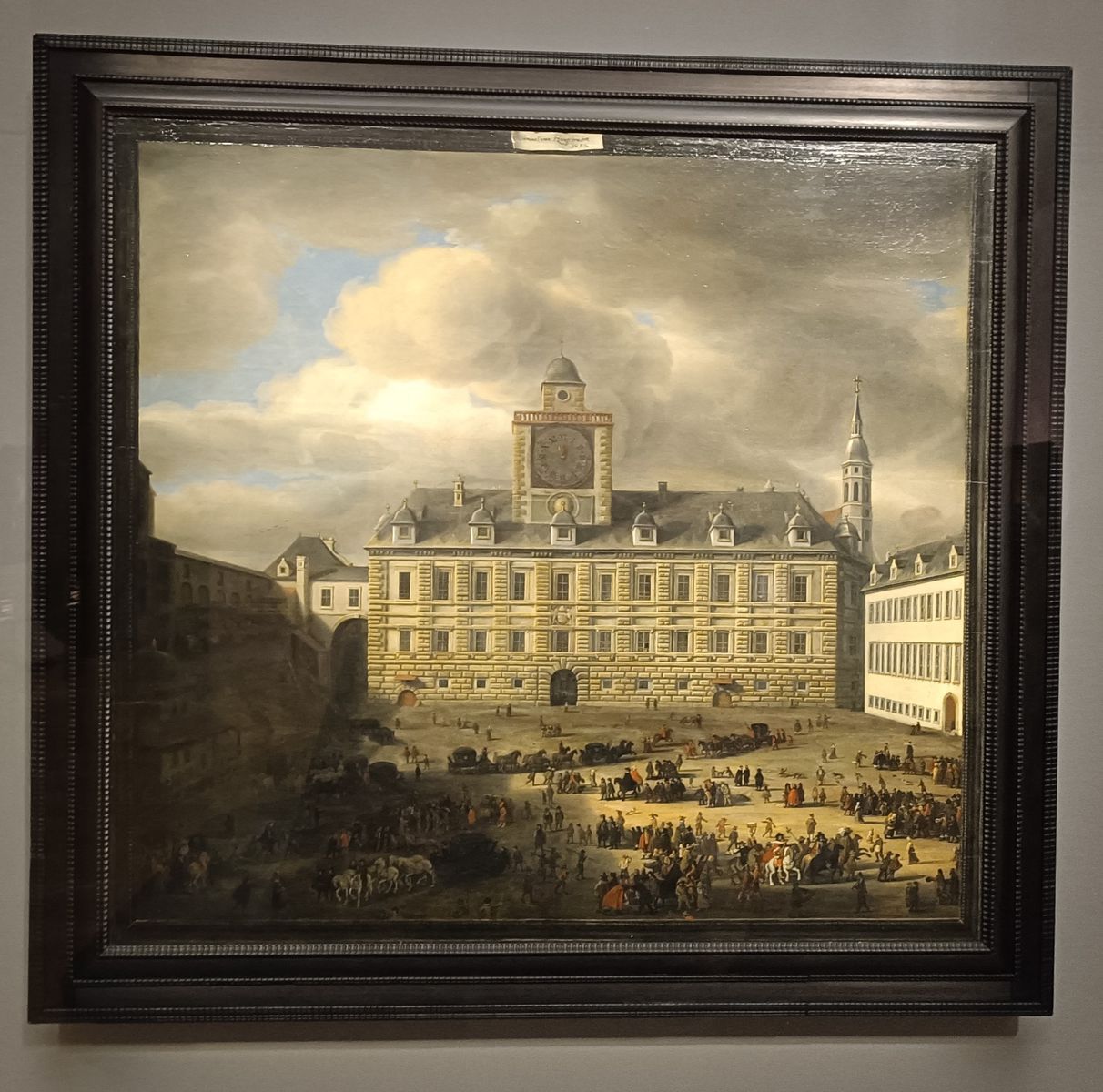 Hoogstraten: Nádvorie Hofburgu s hodinami