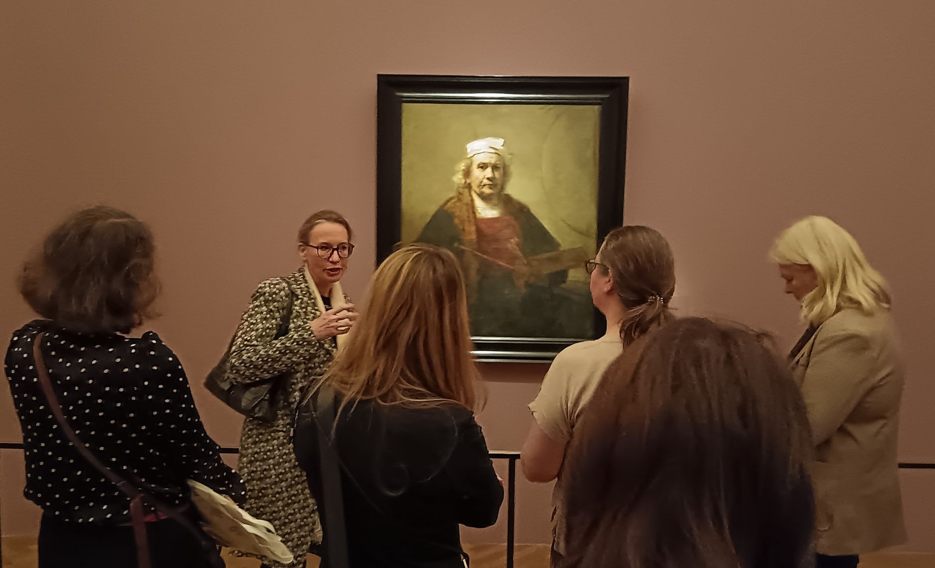 Rembrandt: Autoportrét s paletou