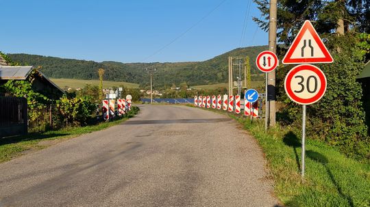 Most s dopravným obmedzením vo Vrbovciach