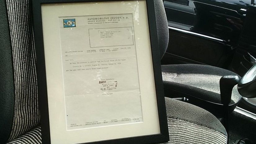 Tento certifikát potvrdzuje, že daný exemplár...