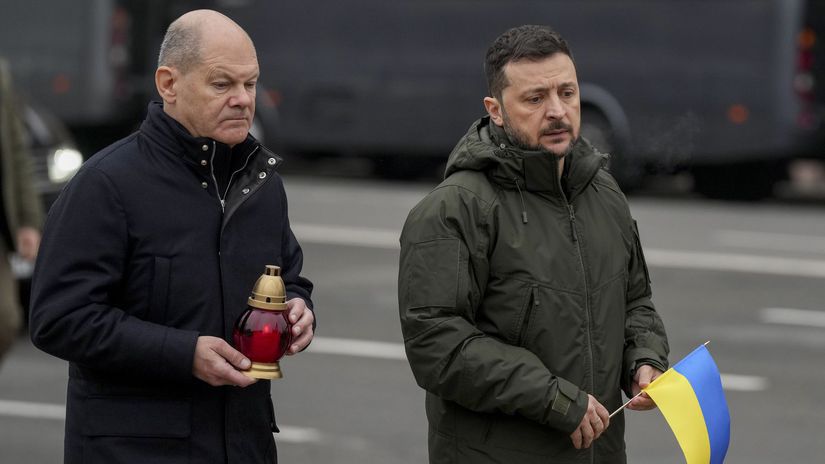 Ukrajinský prezident Volodymyr Zelenskyj...