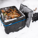 kompost, kompostovanie, zima,