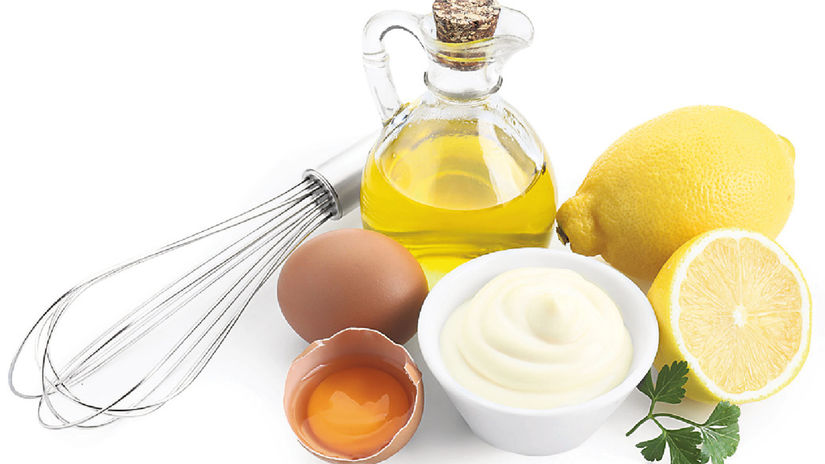 V majonéze je potrebné spojiť ingrediencie,...