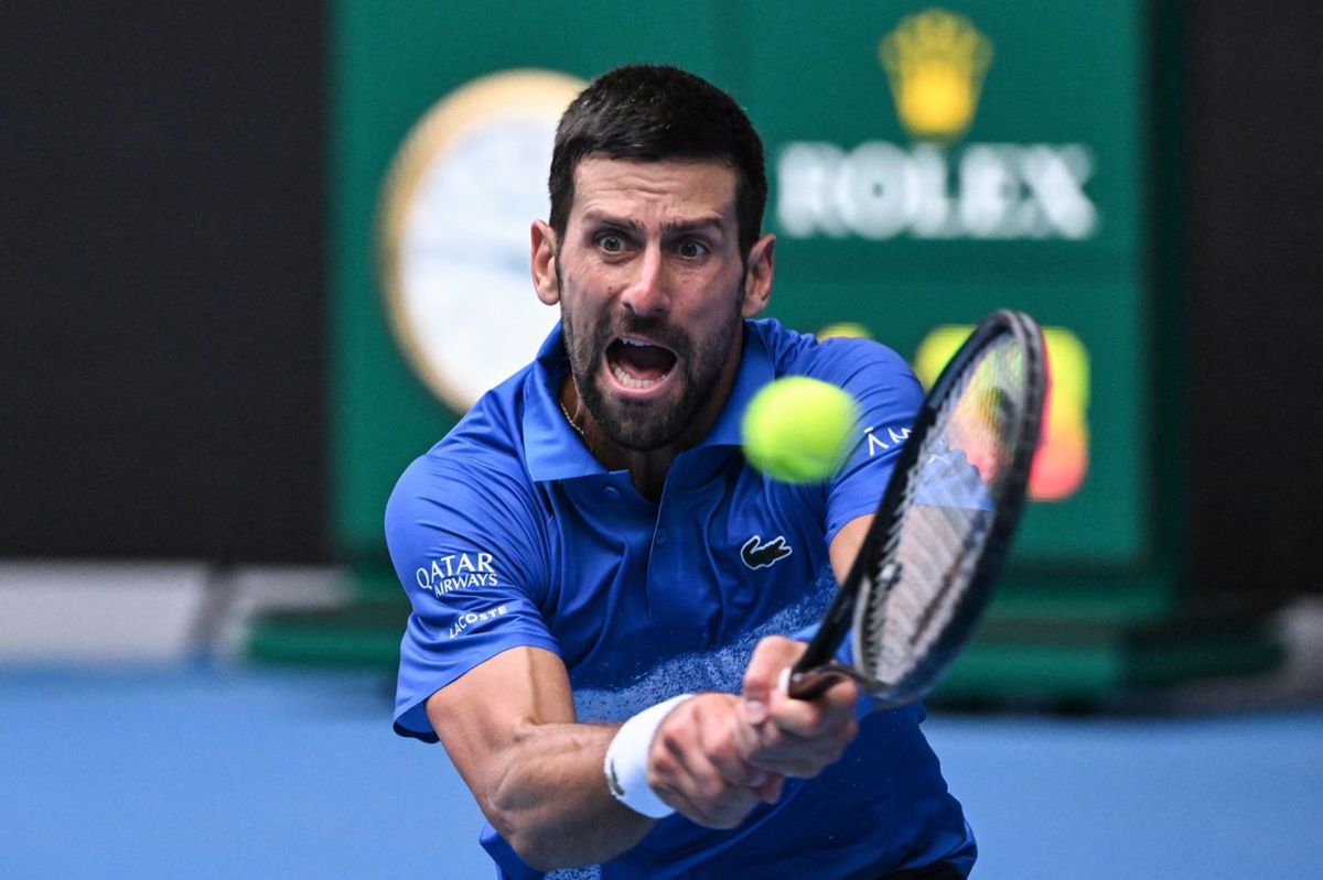 Novak Djokovič na Australian Open 2025.
