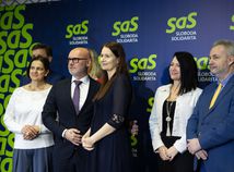 Mária Kolíková, Ondrej Dostál, Alojz Hlina, Martina Bajo Holečková, Branislav Gröhling, SaS