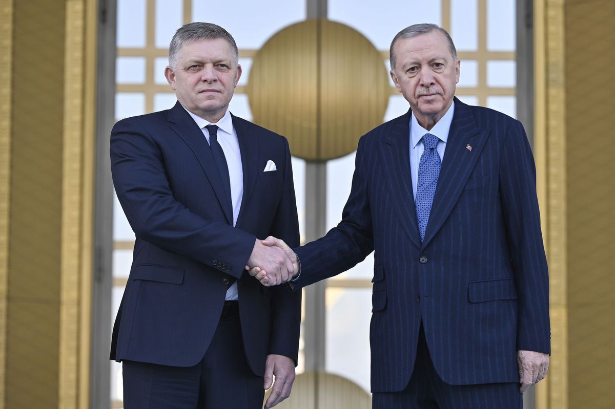 Turecký prezident Recep Tayyip Erdogan si...