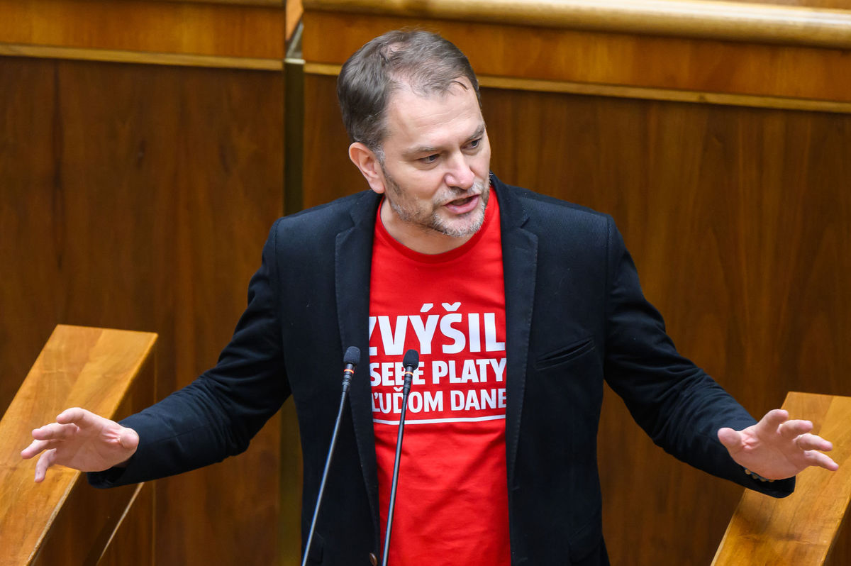 Igor Matovič rečnil v parlamente