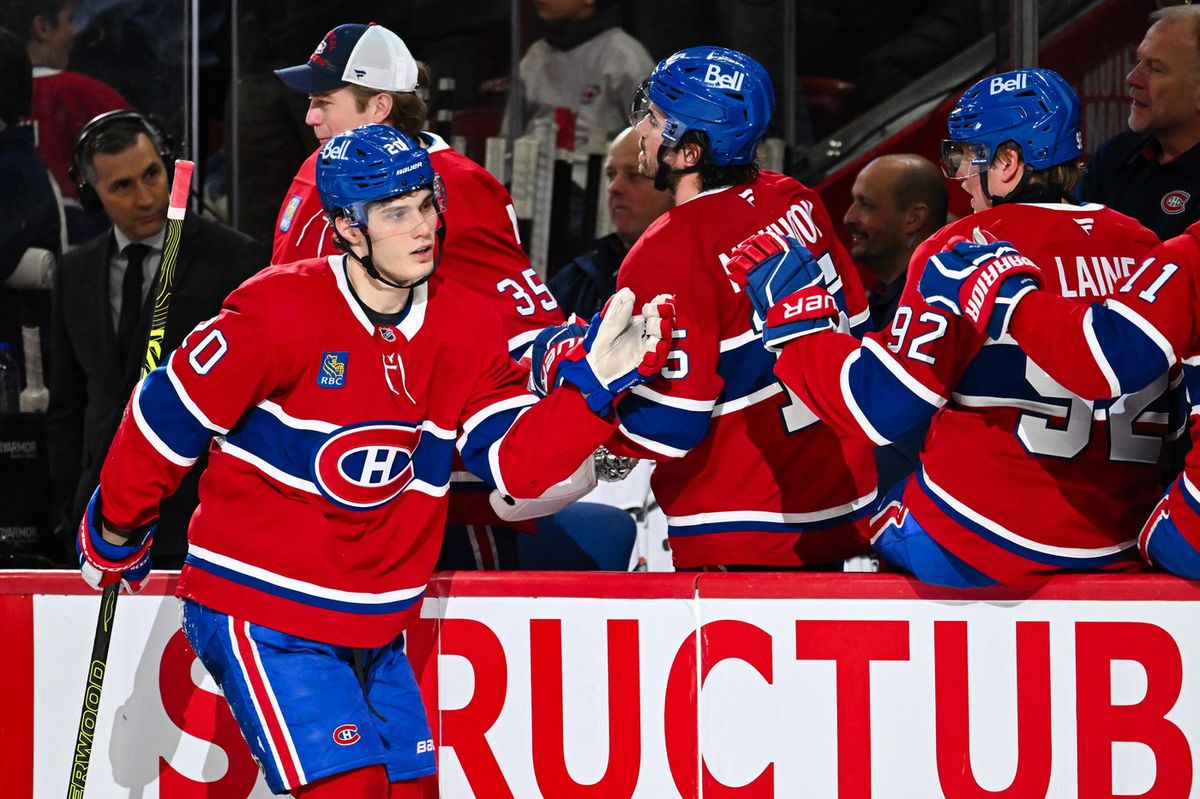 Radosť Juraja Slafkovského po šiestom góle v...