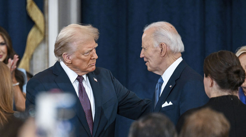 Donald Trump a Joe Biden.