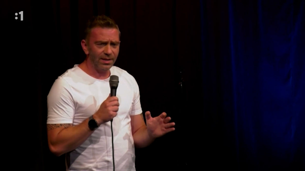 Komik a moderátor Michal Szatmary.