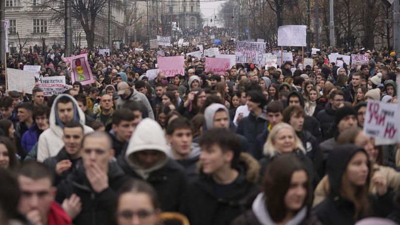 belehrad, Srbsko, protesty