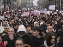 belehrad, Srbsko, protesty