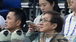 Herec Jackie Chan sledoval finálový zápas...