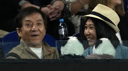 Herec Jackie Chan sledoval finálový zápas...