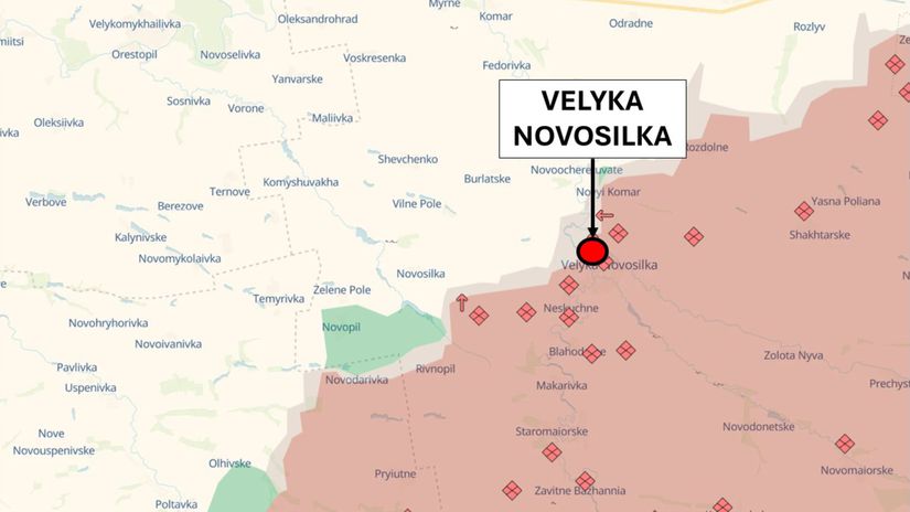 Velyka Novosilka, situácia k 26. januáru 2025