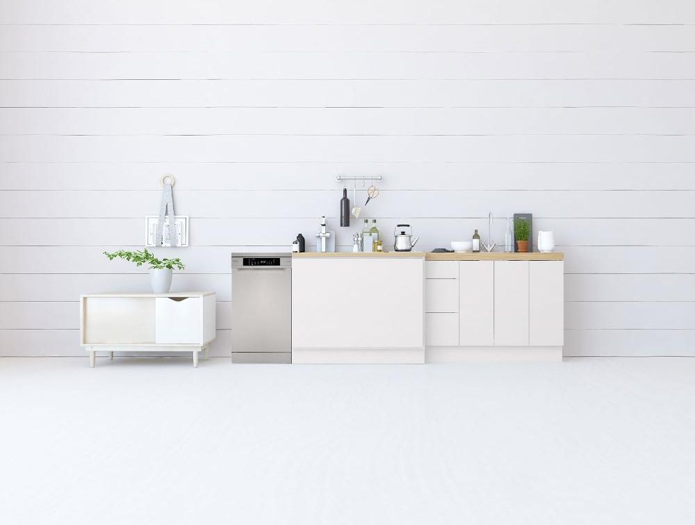 Voľne stojaca umývačka riadu v nerezovom...