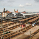 Hlavná železničná stanica v Prahe.