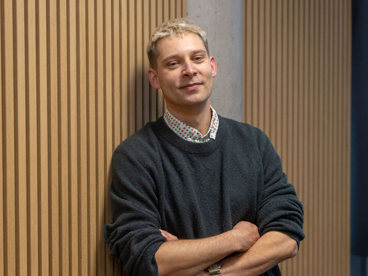 Slovenský výtvarník Andrej Dúbravský. 