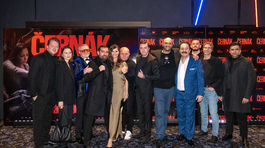 Tvorcovia filmu Černák na slávnostnej premiére v Bratislave. 